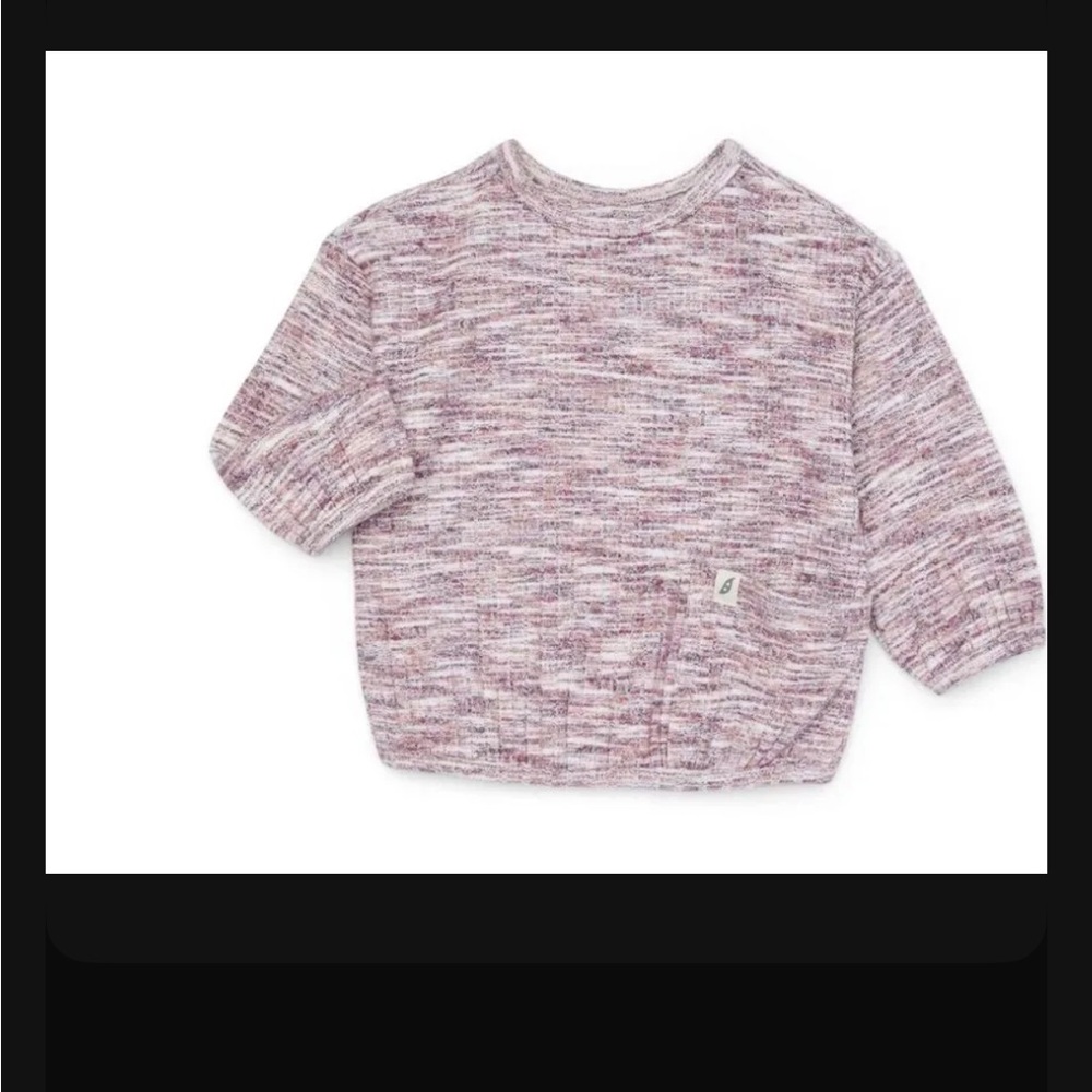 NWT easy peasy 12m organic cotton sweater 1631